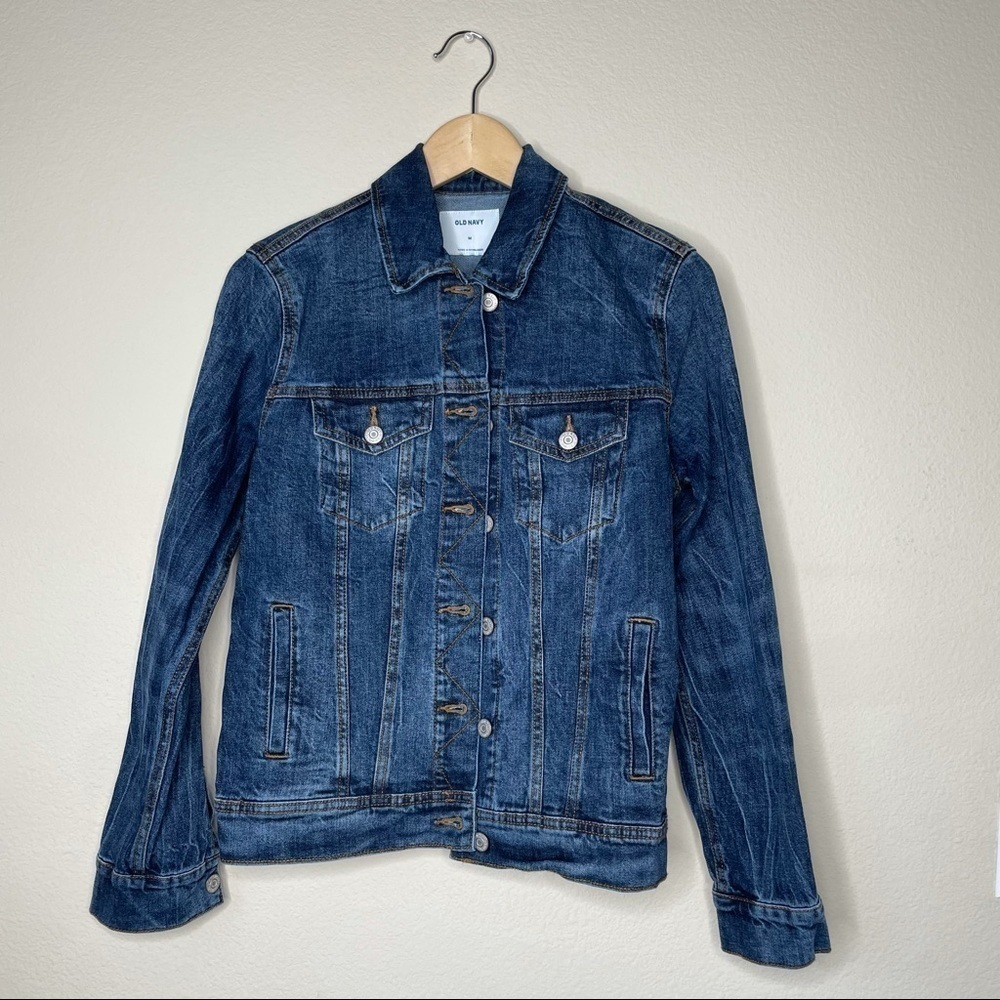 Medium Jean Jacket Blue Old Navy